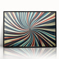 Framed acrylic wall art showcasing abstract strokes in black and white, set against a light background, perfect for modern home decor. Ideal for enhancing contemporary living spaces.