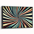 Framed abstract wall art featuring bold black strokes on a textured canvas, set against a neutral background, ideal for modern home decor and artistic interiors.