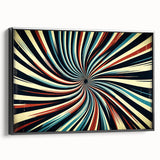 Framed abstract wall art featuring bold black strokes on a textured canvas, set against a neutral background, ideal for modern home decor and artistic interiors.