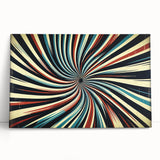 Abstract strokes wall art on stretched canvas, showcasing vibrant colors and dynamic brushwork, perfect for modern home decor or office spaces.