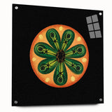 Modern Wall Art: Colorful Marine Life Illustration