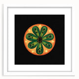 Modern Wall Art: Colorful Marine Life Illustration