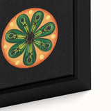 Modern Wall Art: Colorful Marine Life Illustration