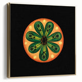 Modern Wall Art: Colorful Marine Life Illustration