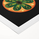 Modern Wall Art: Colorful Marine Life Illustration