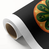 Modern Wall Art: Colorful Marine Life Illustration