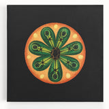 Modern Wall Art: Colorful Marine Life Illustration