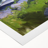 Modern Wall Art - Coastal Landscape with Lush Greenery