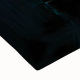 Close-up of abstract strokes wall art on stretched canvas, featuring vibrant colors and intricate textures, ideal for modern home decor and interior design.