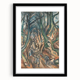 Modern Wall Art - Othon Friesz’s Winter Forest Path Print