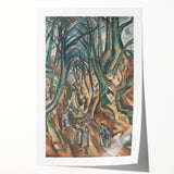 Modern Wall Art - Othon Friesz’s Winter Forest Path Print