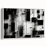 Framed abstract strokes wall art in neutral tones, showcasing a modern design with elegant brushwork, perfect for enhancing contemporary home decor aesthetics.