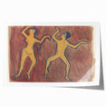 Modern Wall Art - Abstract Dance Study with Expressive Figures