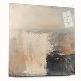 Abstract wall art featuring vibrant strokes in bold colors, displayed in a sleek acrylic frame, showcasing a modern aesthetic ideal for contemporary decor.