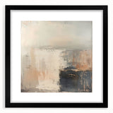 Abstract strokes wall art featuring bold black and white designs in a modern frame with a mat, ideal for contemporary home decor and aesthetic enhancement.