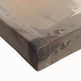 Close-up of vibrant abstract strokes wall art on stretched canvas, showcasing bold colors and dynamic patterns, ideal for modern home decor and artistic expression.