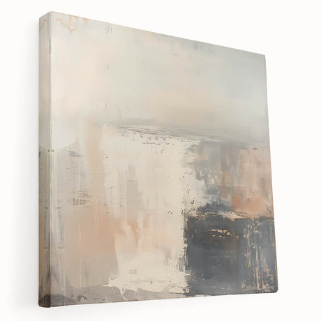 Abstract strokes wall art on stretched canvas showcasing vibrant colors and dynamic patterns, enhancing modern decor with a unique artistic flair.