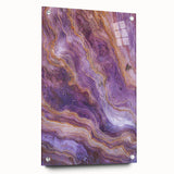 Acrylic glass artwork showcasing a stunning side view of dramatic cliffs and landscapes, featuring vibrant colors and intricate details, ideal for modern decor.