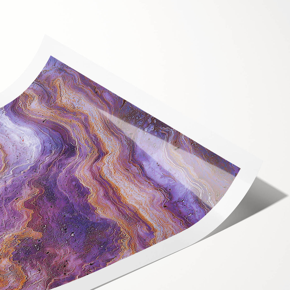 Landscape canvas print showcasing dramatic cliffs and ocean waves, rolled for easy transport and storage, perfect for enhancing home decor with nature's beauty.