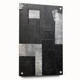 Contemporary Dining Art Pieces - Black & Silver Geometric Print