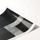 Contemporary Dining Art Pieces - Black & Silver Geometric Print