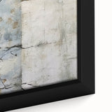 Close-up of a vibrant abstract floral wall art piece featuring bold colors and intricate details, framed in an elegant black frame, ideal for modern home decor.