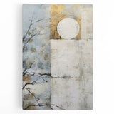 Abstract floral wall art on stretched canvas showcasing vibrant colors and intricate designs, perfect for adding a modern touch to any decor.