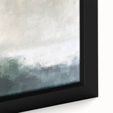 Abstract landscape wall art in vibrant colors, featuring a textured surface and framed design, ideal for modern home decor. Close-up showcases intricate details and artistic brush strokes, enhancing any living space.