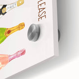 Large abstract wall art on acrylic glass featuring mid-century modernist art in neutral tones, ideal for dining room art.