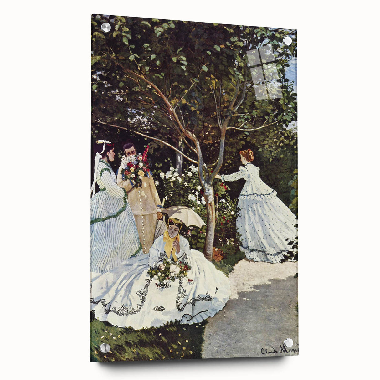 Impressionist Wall Art: Claude Monet's Women in the Garden Print