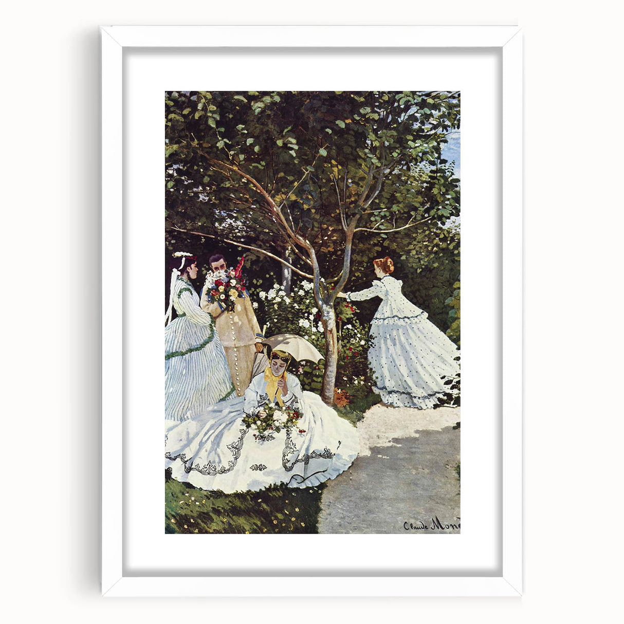 Impressionist Wall Art: Claude Monet's Women in the Garden Print