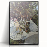 Impressionist Wall Art: Claude Monet's Women in the Garden Print