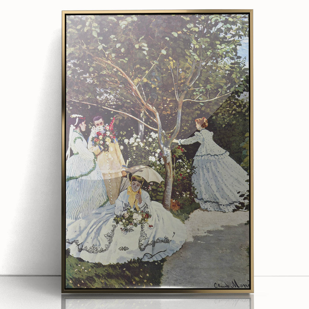 Impressionist Wall Art: Claude Monet's Women in the Garden Print