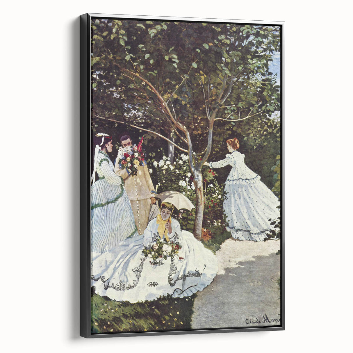 Impressionist Wall Art: Claude Monet's Women in the Garden Print