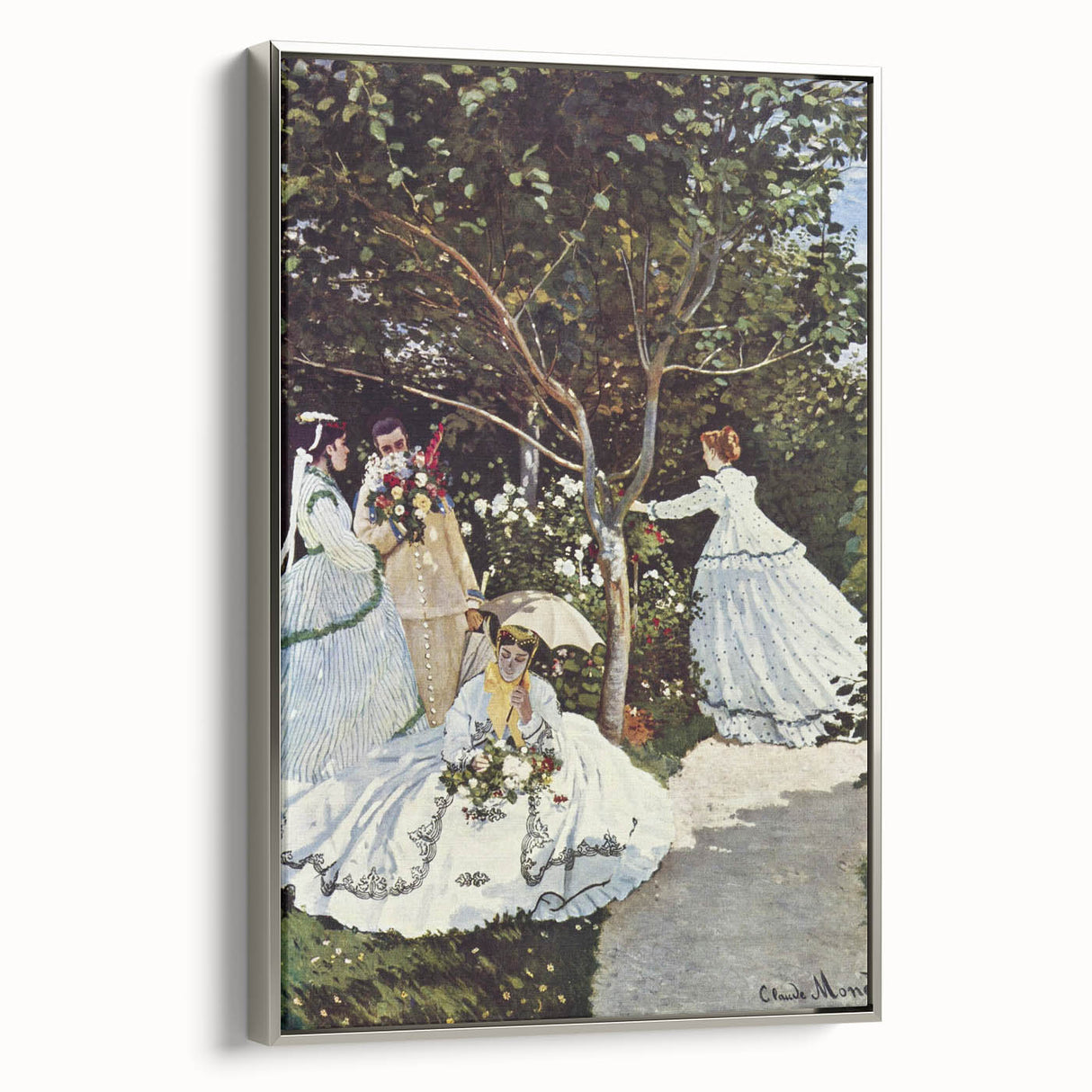 Impressionist Wall Art: Claude Monet's Women in the Garden Print