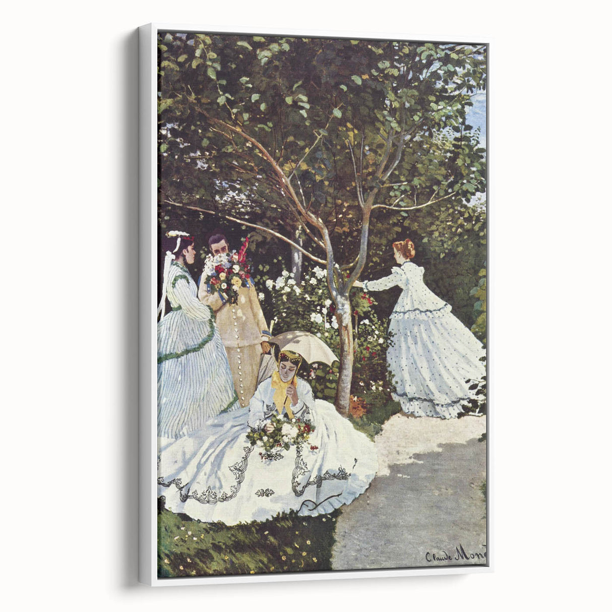 Impressionist Wall Art: Claude Monet's Women in the Garden Print