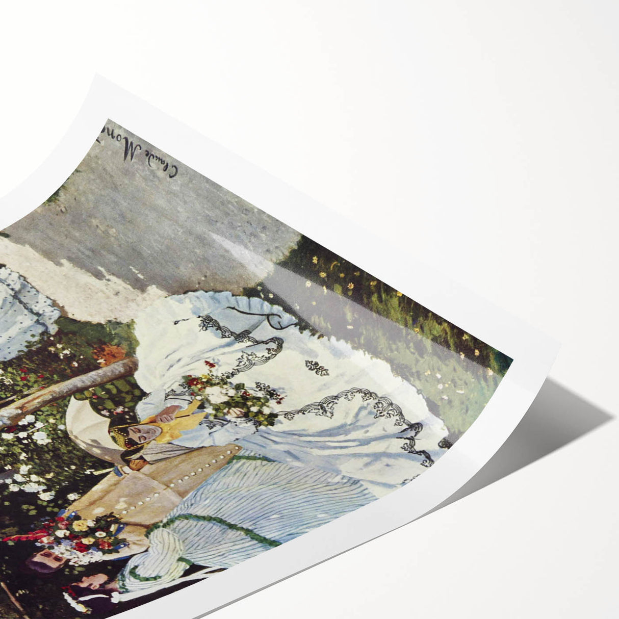 Impressionist Wall Art: Claude Monet's Women in the Garden Print
