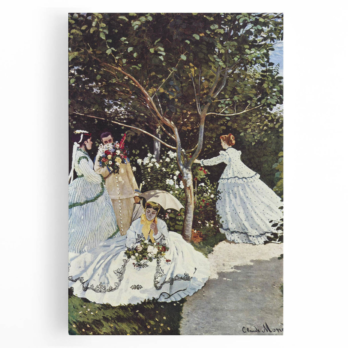 Impressionist Wall Art: Claude Monet's Women in the Garden Print