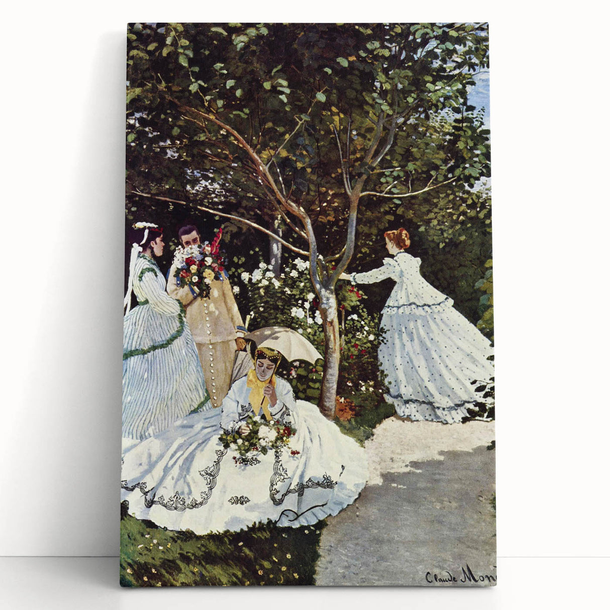 Impressionist Wall Art: Claude Monet's Women in the Garden Print