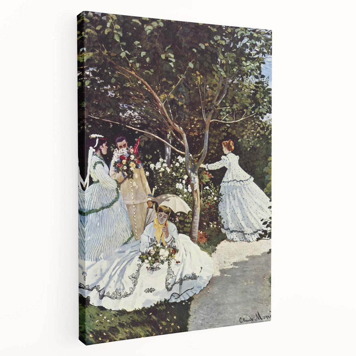 Impressionist Wall Art: Claude Monet's Women in the Garden Print