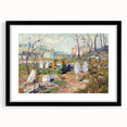 Modern Wall Art - Tranquil Graveyard Scene by Ernest Lawson - Contemporary Decor