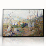 Modern Wall Art - Tranquil Graveyard Scene by Ernest Lawson - Contemporary Decor
