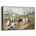 Modern Wall Art - Tranquil Graveyard Scene by Ernest Lawson - Contemporary Decor