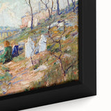 Modern Wall Art - Tranquil Graveyard Scene by Ernest Lawson - Contemporary Decor