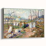 Modern Wall Art - Tranquil Graveyard Scene by Ernest Lawson - Contemporary Decor