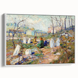 Modern Wall Art - Tranquil Graveyard Scene by Ernest Lawson - Contemporary Decor