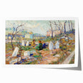 Modern Wall Art - Tranquil Graveyard Scene by Ernest Lawson - Contemporary Decor