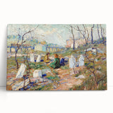 Modern Wall Art - Tranquil Graveyard Scene by Ernest Lawson - Contemporary Decor