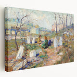 Modern Wall Art - Tranquil Graveyard Scene by Ernest Lawson - Contemporary Decor