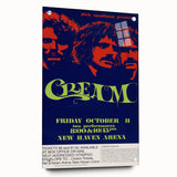 Cream Retro Poster Art - Vintage Band Wall Art - Retro Canvas Print